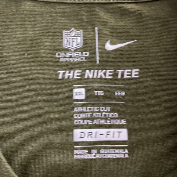 NIKE On-Field NFL Washington SALUTE TO SERVICE Men’s long sleeve shirt Sz XXL - Picture 5 of 6